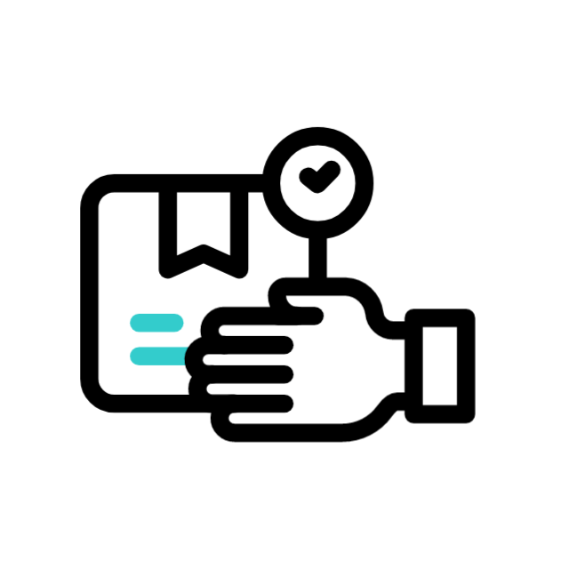 Last-mile delivery service icon